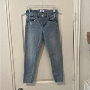LOFT Blue Straight Leg Jeans Classic Style